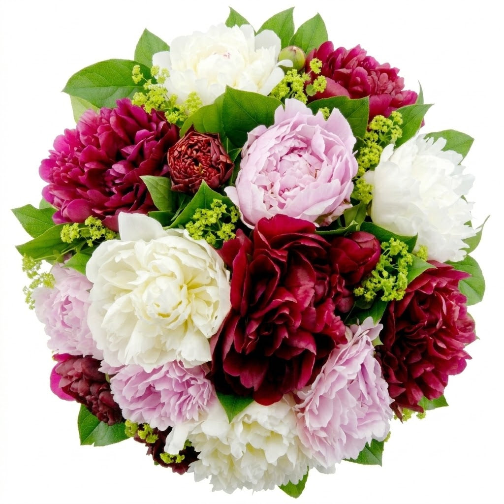 Trio Peony Garden Bouquet