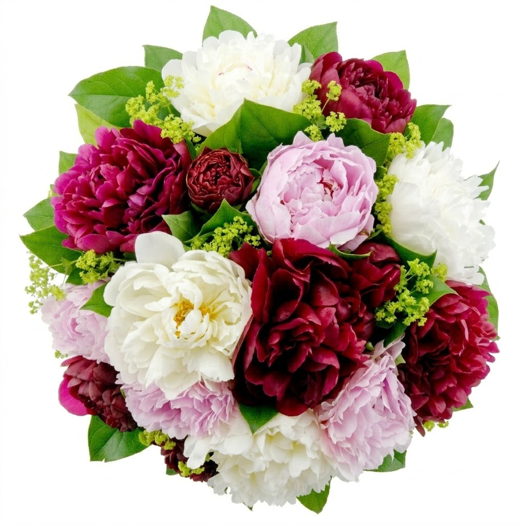 Trio Peony Garden Bouquet