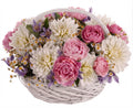 Gorgeous Basket of Peonies and Luxury Dahlia