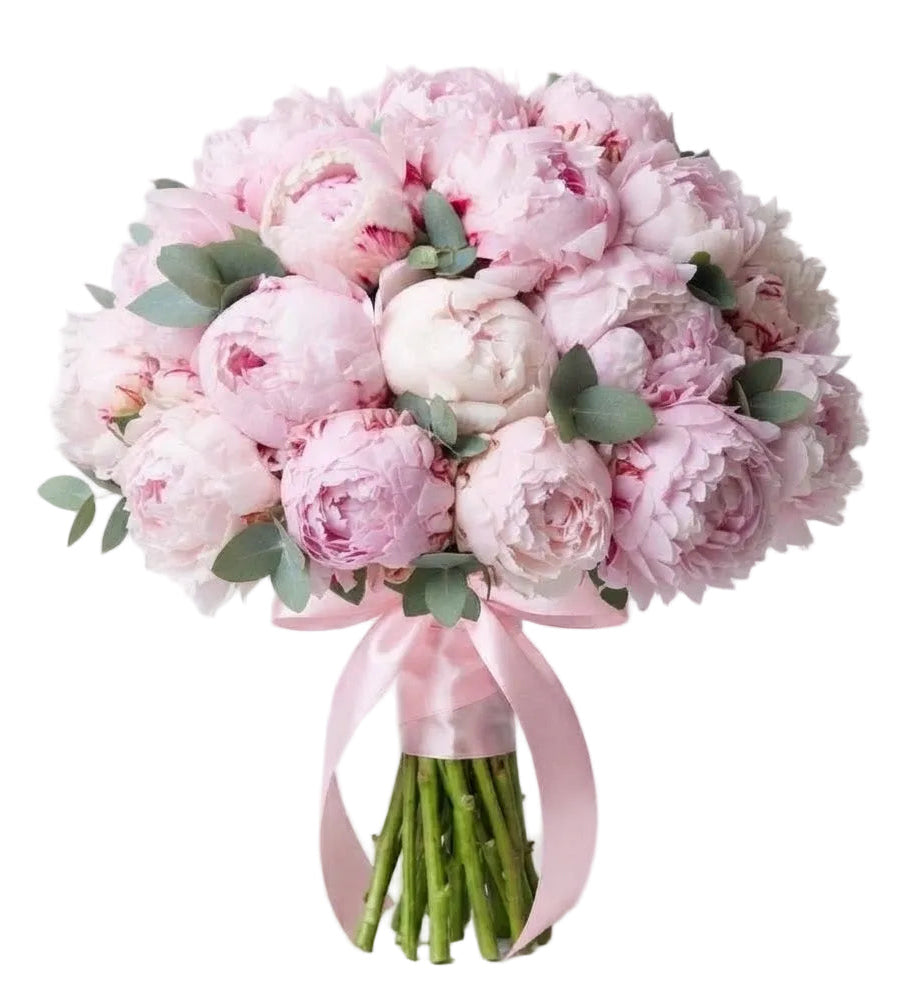 Luxury Peonies Bouquet with Eucalyptus