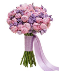 Pink Peonies with Lisianthus Pretty Bouquet