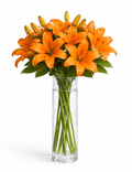 Asiatic Orange Lily in a Vase - Fresh Bouquet Co.