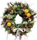 Autumn Wreath with Pumpkins - Fresh Bouquet Co.