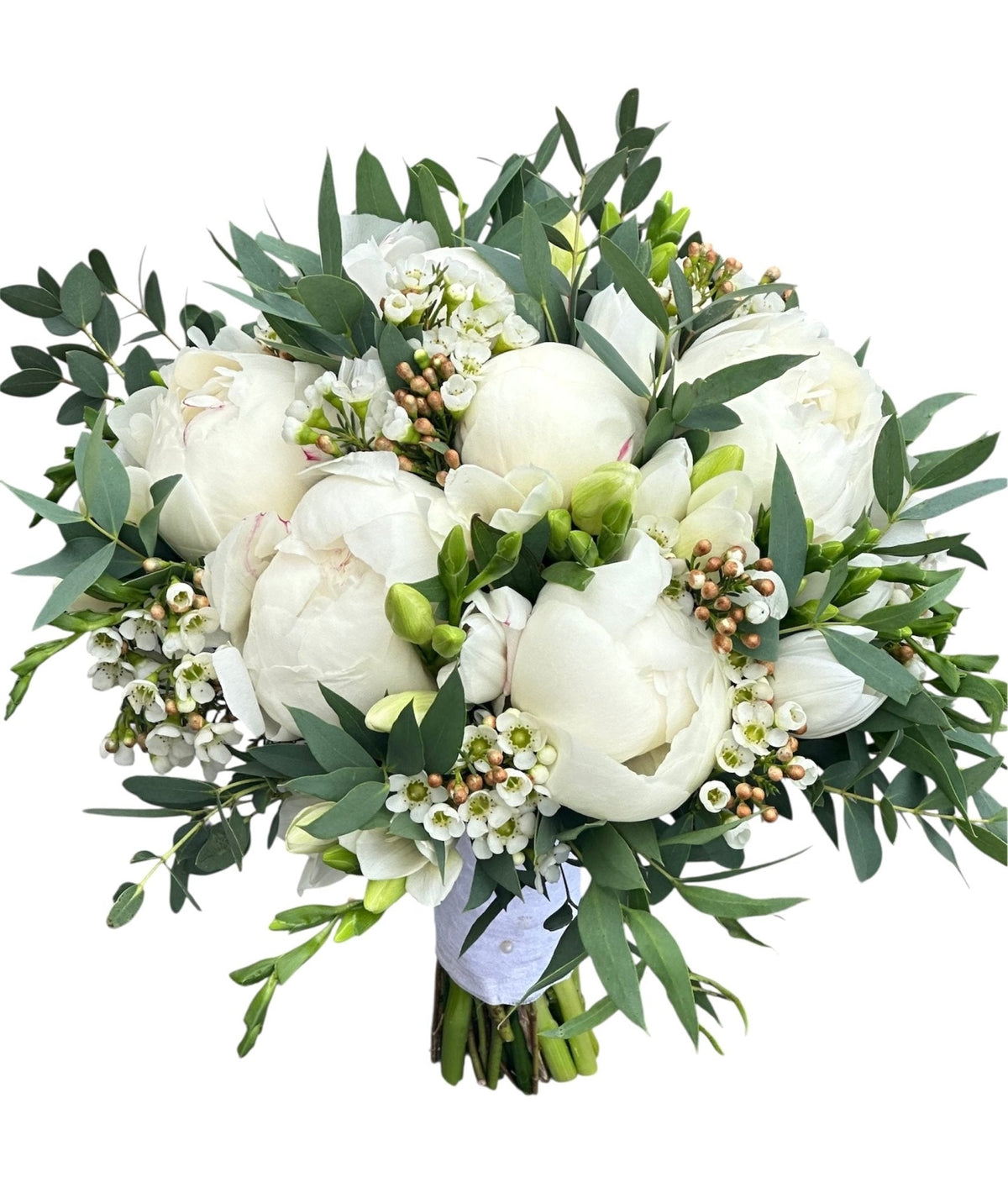 Boho Bouquet with Peonies and Freesias - Fresh Bouquet Co.