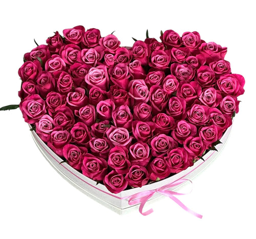 Cherry Roses Box - Fresh Bouquet Co.