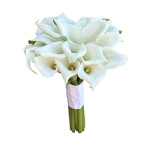Classic Calla Lily Bridal Wedding Bouquet - Fresh Bouquet Co.