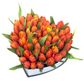 Classic Tulips in Heart Box - Fresh Bouquet Co.