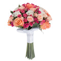 Colourful Roses Wedding Bridal Bouquet - Fresh Bouquet Co.
