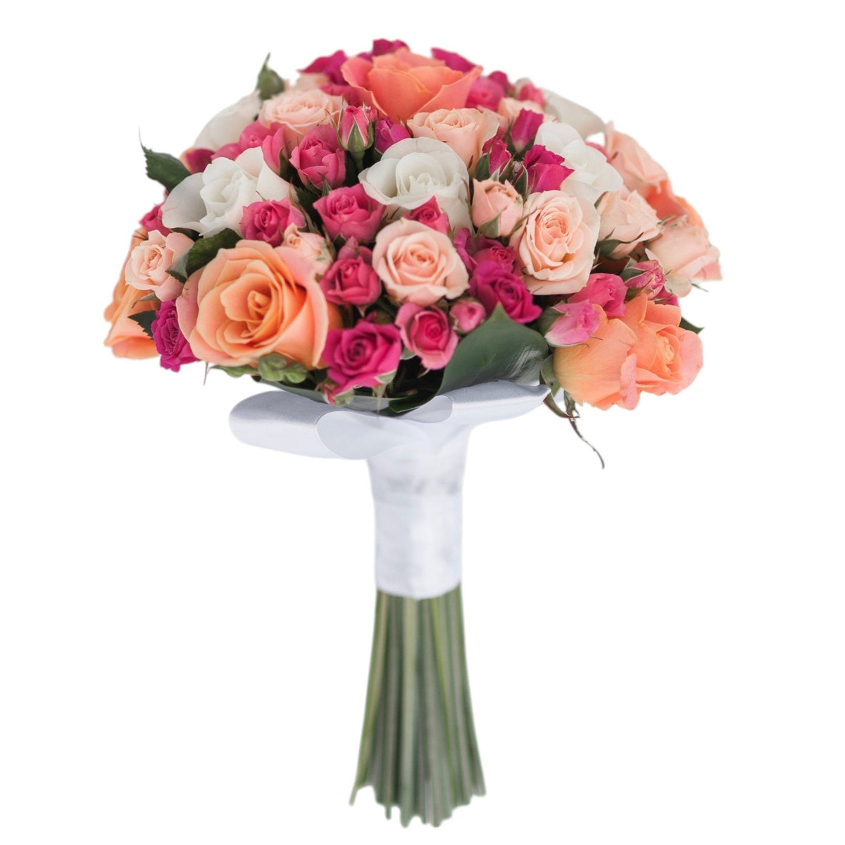 Colourful Roses Wedding Bridal Bouquet - Fresh Bouquet Co.