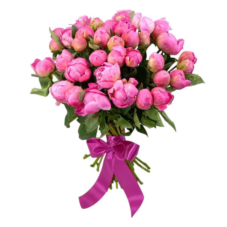 Dark Pink Peonies Bouquet - Fresh Bouquet Co.