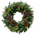 Emerald Green & Fresh Eucalyptus Christmas Wreath - Fresh Bouquet Co.