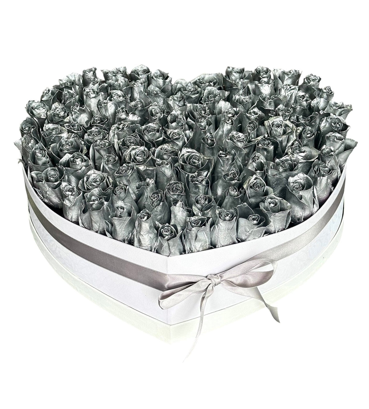 Fresh Silver Roses - Fresh Bouquet Co.