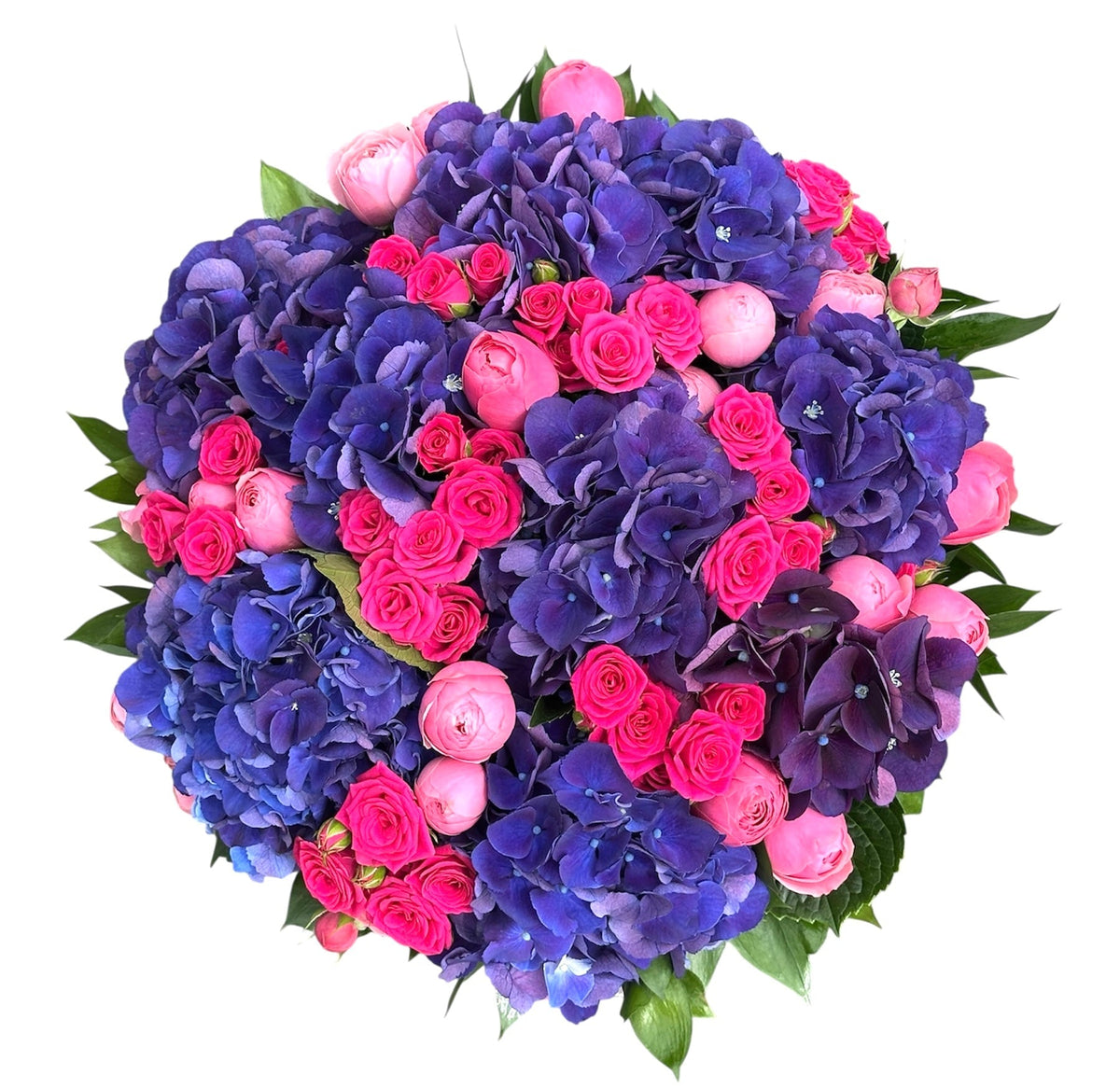 Hydrangea and Spray Roses Box - Fresh Bouquet Co.