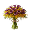 Mimosa and Calla Lily Luxury Bouquet - Fresh Bouquet Co.