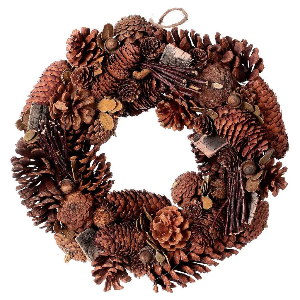Natural Cone Wreath - Fresh Bouquet Co.