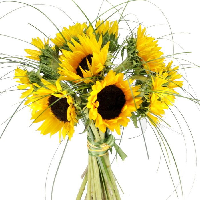 Sunflowers & Bear - Grass Bouquet - Fresh Bouquet Co.