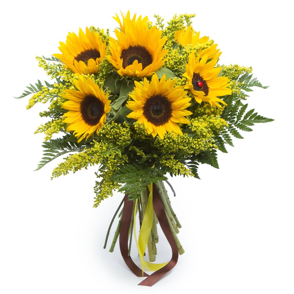 Sunflowers & Solidago Bouquet - Fresh Bouquet Co.