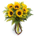 Sunflowers & Solidago Bouquet - Fresh Bouquet Co.