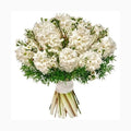 White Hyacinth & Wax Flowers Bouquet - Fresh Bouquet Co.