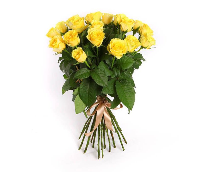 Yellow Kenya Roses Bouquet - Fresh Bouquet Co.